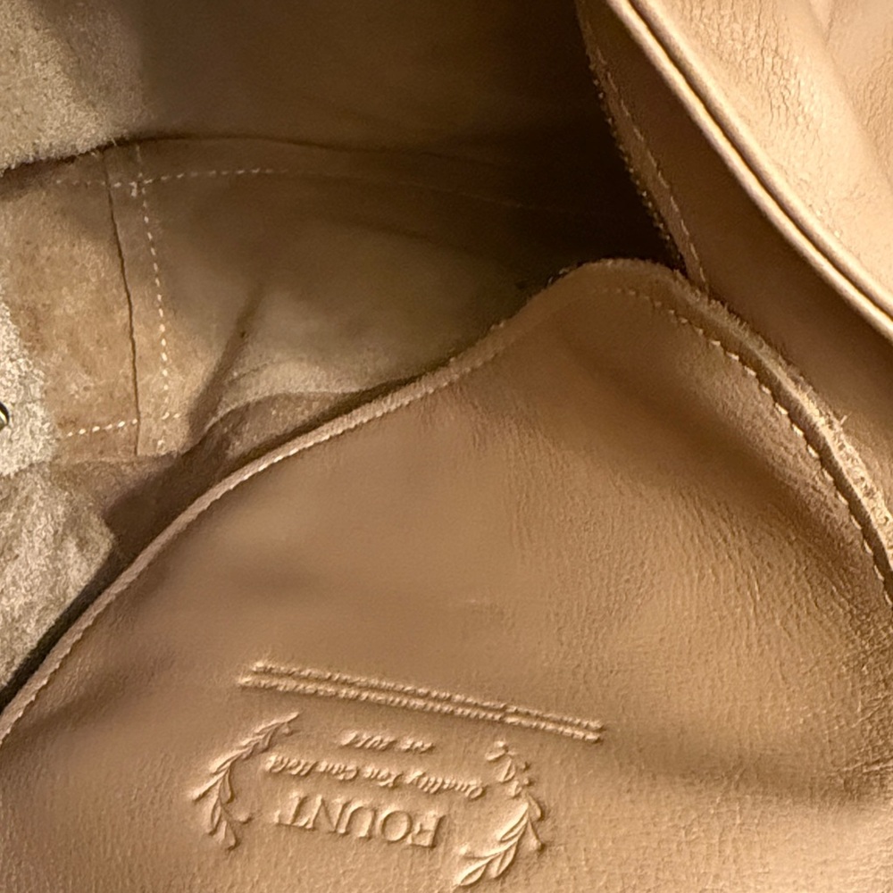 Fount Kinsley Carryall Tan Leather Hobo Bag - Picture 5 of 6